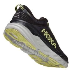 HOKA Bondi 7 Shoes Black Yellow -Hoka hk 1110518 bgb 003