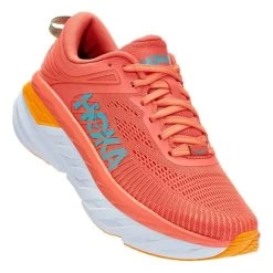 HOKA Bondi 7 Shoes Orange Women