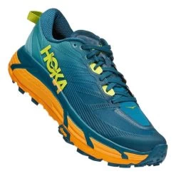 HOKA Mafate Speed 3 Shoes Orange Blue