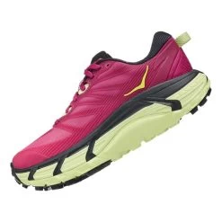 HOKA Mafate Speed 3 Shoes Fuchsia Yellow Women -Hoka hk 1113531 ffb 004