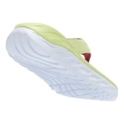 HOKA Ora Recovery Flip Flip Flops White Yellow Women -Hoka hk 1117910 bff 003