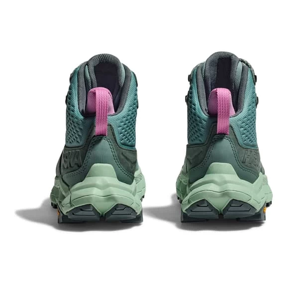 HOKA Anacapa Mid GORE-TEX Boots Dark Green Pink Women 4 HOKA Anacapa Mid GORE-TEX Boots Dark Green Pink Women - Image 4
