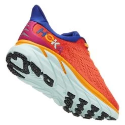 HOKA Clifton 8 Shoes Orange Blue -Hoka hk 1119393 fbln 003