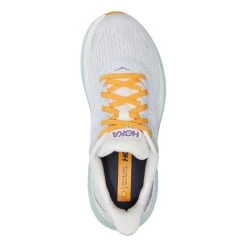 HOKA Clifton 8 Shoes White Orange Women -Hoka hk 1119394 bdb 005