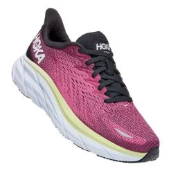 HOKA Clifton 8 Shoes Pink Black Women
