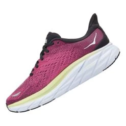 HOKA Clifton 8 Shoes Pink Black Women -Hoka hk 1119394 bgi 004
