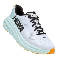 HOKA Rincon 3 Shoes Light Blue Orange