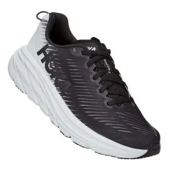 HOKA Rincon 3 Shoes Black White Women