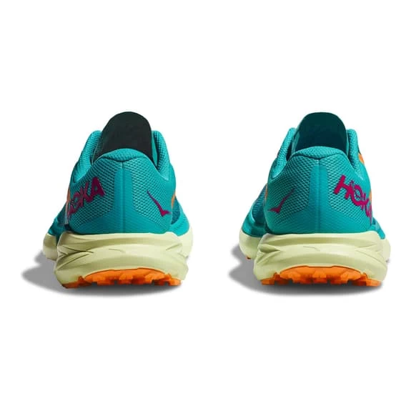 HOKA Zinal Shoes Green Turquoise Orange Fuchsia 5 HOKA Zinal Shoes Green Turquoise Orange Fuchsia - Image 5