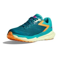 HOKA Zinal Shoes Turquoise Green Orange Fuchsia Women -Hoka hk 1119400 dlc 003