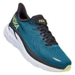 HOKA Clifton 8 Shoes Black Dark Blue