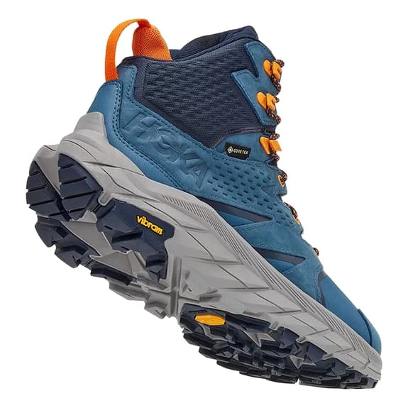 HOKA Anacapa Mid GORE-TEX Boots Navy Blue Orange 2 HOKA Anacapa Mid GORE-TEX Boots Navy Blue Orange - Image 2