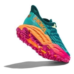HOKA Speedgoat 5 Shoes Green Turquoise Orange -Hoka hk 1123157 dlc 006