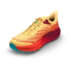 HOKA Speedgoat 5 Shoes Cream Orange Blue -Hoka hk 1123157 ifl 002