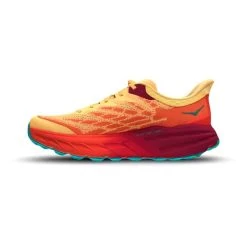 HOKA Speedgoat 5 Shoes Cream Orange Blue -Hoka hk 1123157 ifl 003