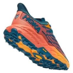 HOKA Speedgoat 5 Shoes Dark Blue Orange Women -Hoka hk 1123158 bcc 003