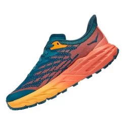 HOKA Speedgoat 5 Shoes Dark Blue Orange Women -Hoka hk 1123158 bcc 004