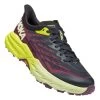 HOKA Speedgoat 5 Shoes Dark Blue Purple Yellow Women