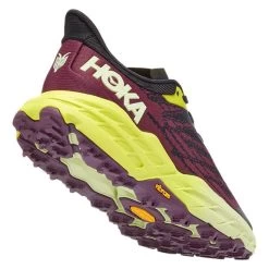 HOKA Speedgoat 5 Shoes Dark Blue Purple Yellow Women -Hoka hk 1123158 bge 003