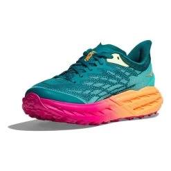 HOKA Speedgoat 5 Shoes Green Turquoise Orange Fuchsia Women 8 HOKA Speedgoat 5 Shoes Green Turquoise Orange Fuchsia Women -Hoka hk 1123158 dlc 003