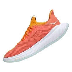 HOKA Carbon X 3 Shoes Orange Women -Hoka hk 1123193 ryc 004