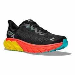 HOKA Arahi 6 Shoes Black Yellow Red -Hoka hk 1123194 bfl 004
