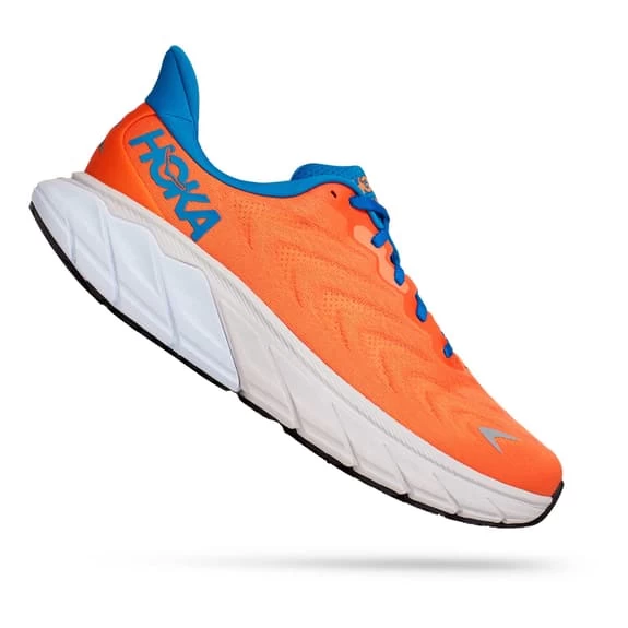 HOKA Arahi 6 Shoes Orange Blue 1 HOKA Arahi 6 Shoes Orange Blue