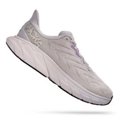 HOKA Arahi 6 Shoes Grey White Lilac Women