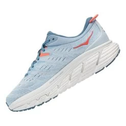 HOKA Gaviota 4 Shoes Light Blue Orange Women 9 HOKA Gaviota 4 Shoes Light Blue Orange Women -Hoka hk 1123199 bfp 004