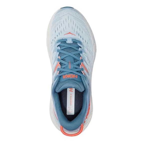 HOKA Gaviota 4 Shoes Light Blue Orange Women 5 HOKA Gaviota 4 Shoes Light Blue Orange Women - Image 5