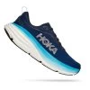 HOKA Bondi 8 Shoes Dark Blue Light Blue White