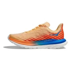HOKA Mach 5 Shoes Cream Orange Navy Blue -Hoka hk 1127893 ivo 002