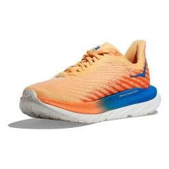 HOKA Mach 5 Shoes Cream Orange Navy Blue -Hoka hk 1127893 ivo 003