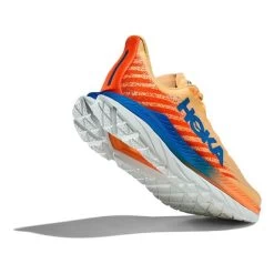 HOKA Mach 5 Shoes Cream Orange Navy Blue -Hoka hk 1127893 ivo 005