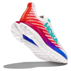 HOKA Mach 5 Running Shoes White Red Navy Blue Women -Hoka hk 1127894 wfm 004