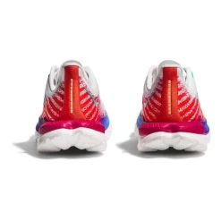 HOKA Mach 5 Running Shoes White Red Navy Blue Women -Hoka hk 1127894 wfm 005