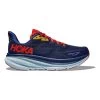 HOKA Clifton 9 Shoes Dark Blue Bright Red Yellow