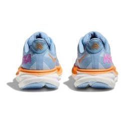 HOKA Clifton 9 Shoes Light Blue Orange Pink Women -Hoka hk 1127896 abi 005