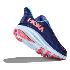 HOKA Clifton 9 Shoes Dark Blue Lilac Light Pink Women 9 HOKA Clifton 9 Shoes Dark Blue Lilac Light Pink Women -Hoka hk 1127896 bbc 004