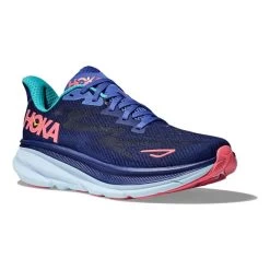 HOKA Clifton 9 Shoes Dark Blue Lilac Light Pink Women 10 HOKA Clifton 9 Shoes Dark Blue Lilac Light Pink Women -Hoka hk 1127896 bbc 005
