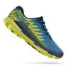 HOKA Torrent 3 Trail Running Shoes Dark Blue Light Green