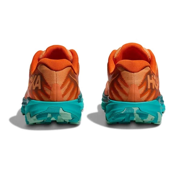 HOKA Torrent 3 Shoes Orange Turquoise Blue 6 HOKA Torrent 3 Shoes Orange Turquoise Blue - Image 6