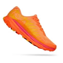 HOKA Torrent 3 Trail Running Shoes Fluorescent Orange Fuchsia Yellow Women