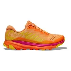 HOKA Torrent 3 Trail Running Shoes Fluorescent Orange Fuchsia Yellow Women -Hoka hk 1127915 mov 003