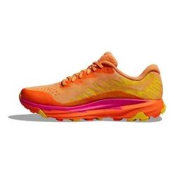 HOKA Torrent 3 Trail Running Shoes Fluorescent Orange Fuchsia Yellow Women -Hoka hk 1127915 mov 004