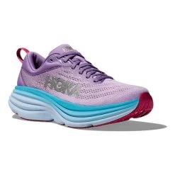 HOKA Bondi 8 Shoes Purple Light Blue White Women -Hoka hk 1127952 cvp 006