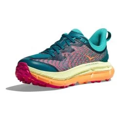 HOKA Mafate Speed 4 Shoes Green Turquoise Orange Fuchsia -Hoka hk 1129930 dlc 003