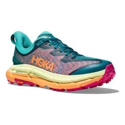 HOKA Mafate Speed 4 Shoes Green Turquoise Orange Fuchsia -Hoka hk 1129930 dlc 006