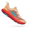 HOKA Mafate Speed 4 Shoes Cream Red Light Blue Women