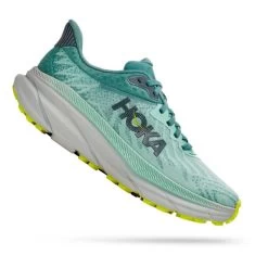 HOKA Challenger ATR 7 Running Shoes Light Green Black Fluorescent Yellow Women